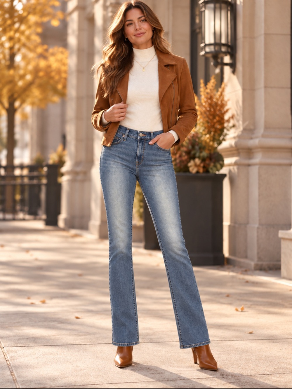 Levi’s 315 Shaping Bootcut Jeans Women’s 28 Medium Wash Stretch Denim